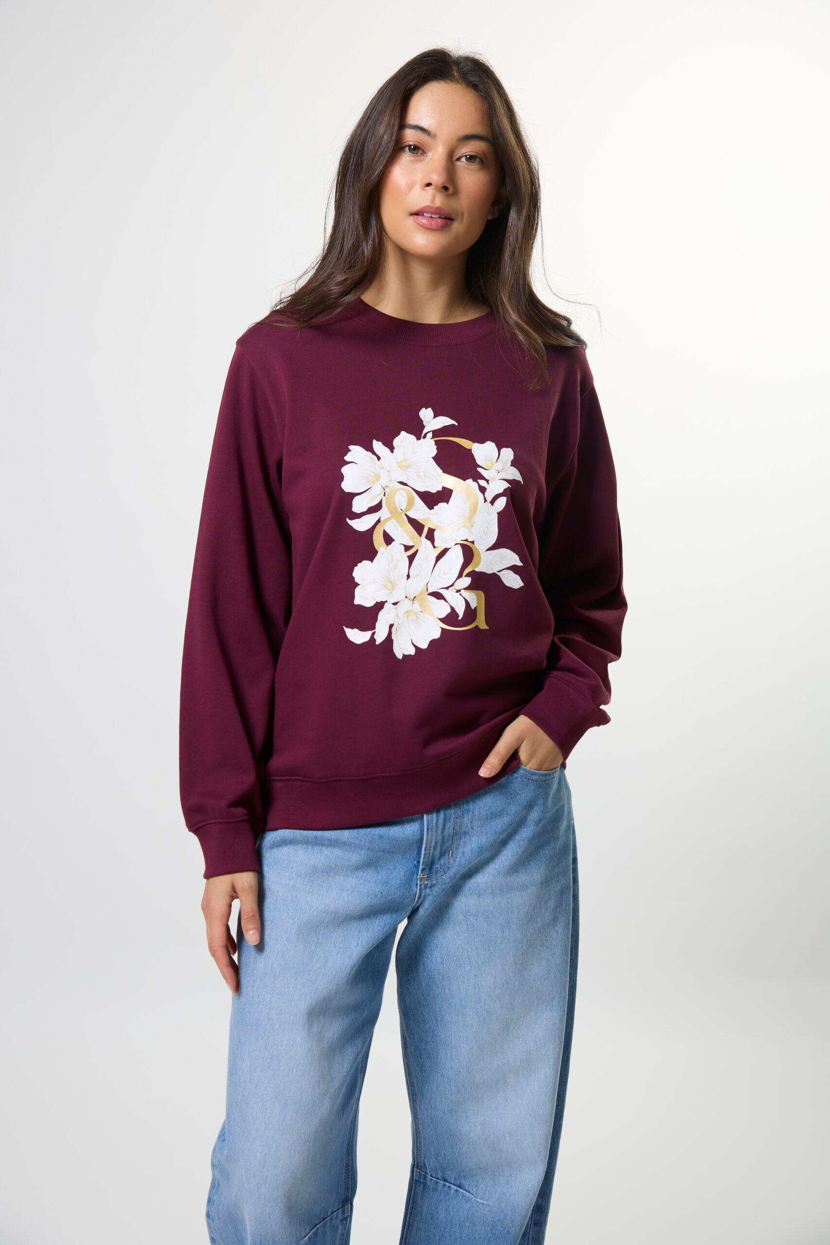 Essential Sweater Burgandy Beauty