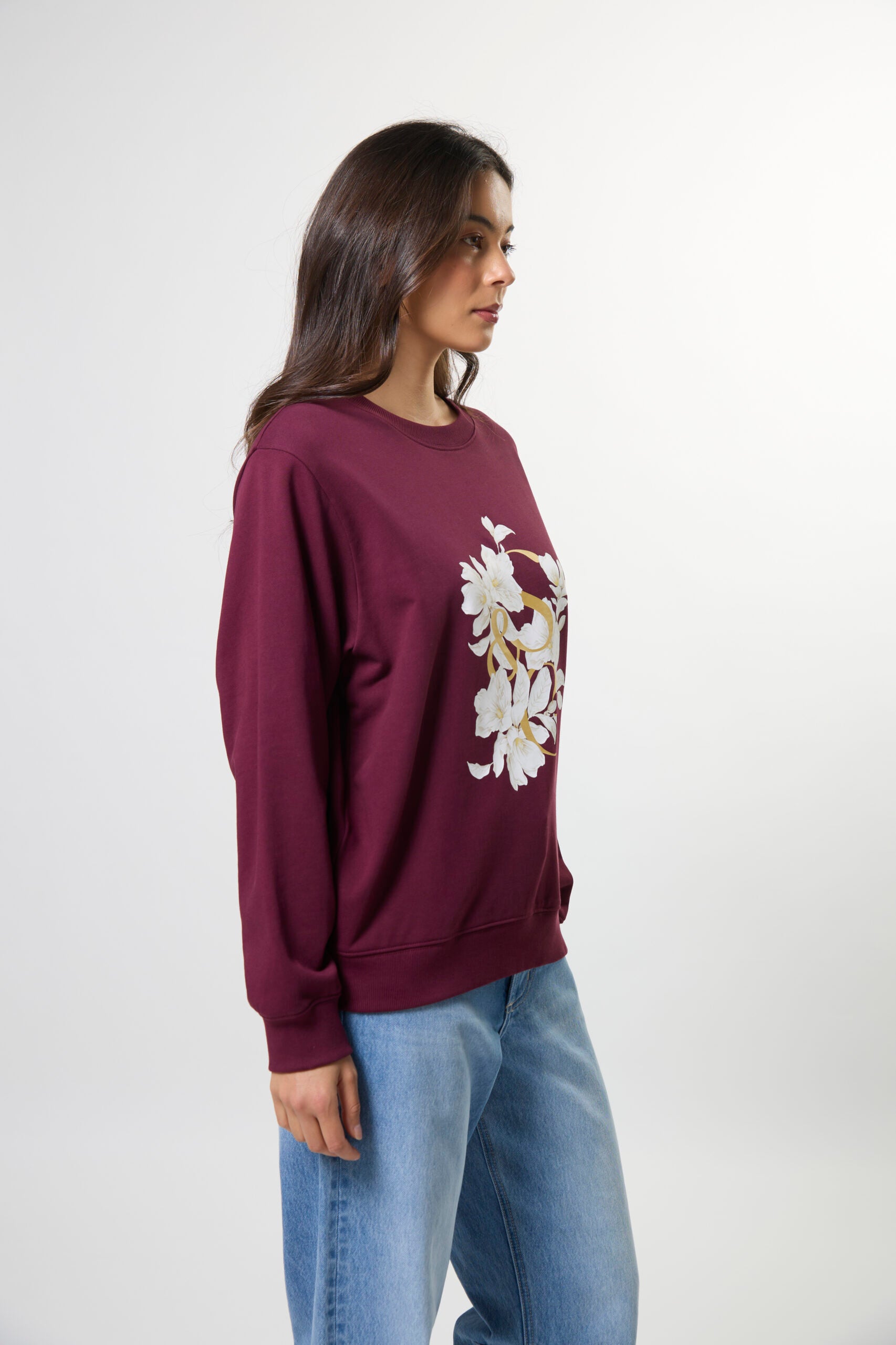 Essential Sweater Burgandy Beauty