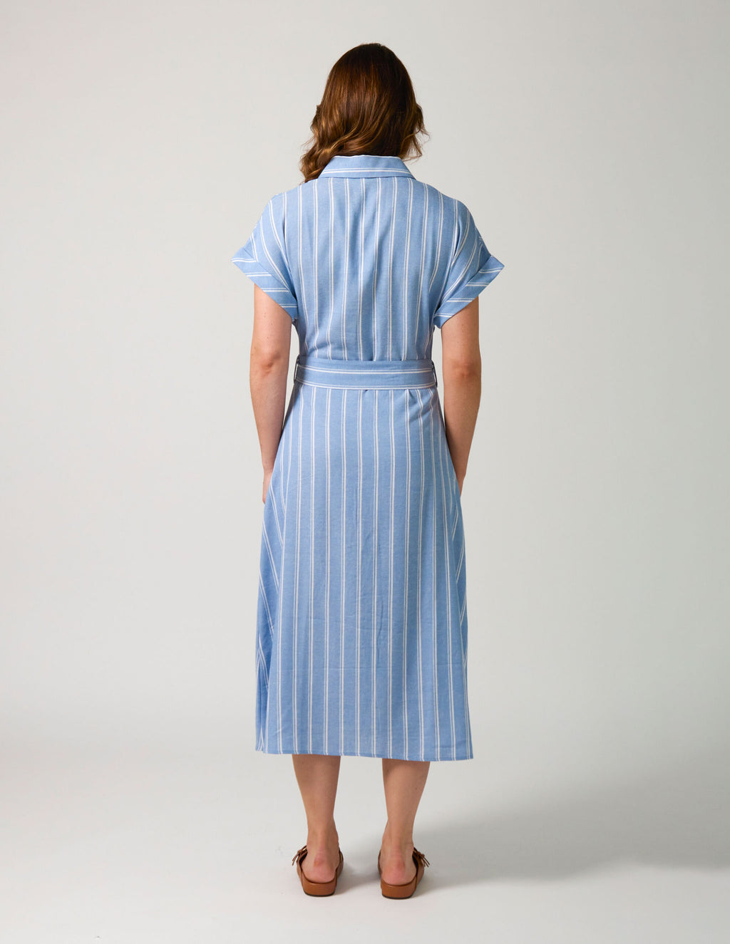 Kinsley Dress Capri Stripe