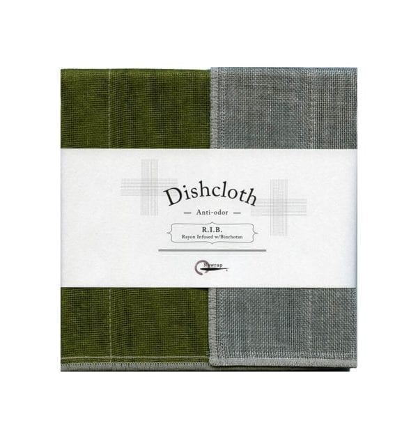 Nawrap Rib Dishcloth Moss Green