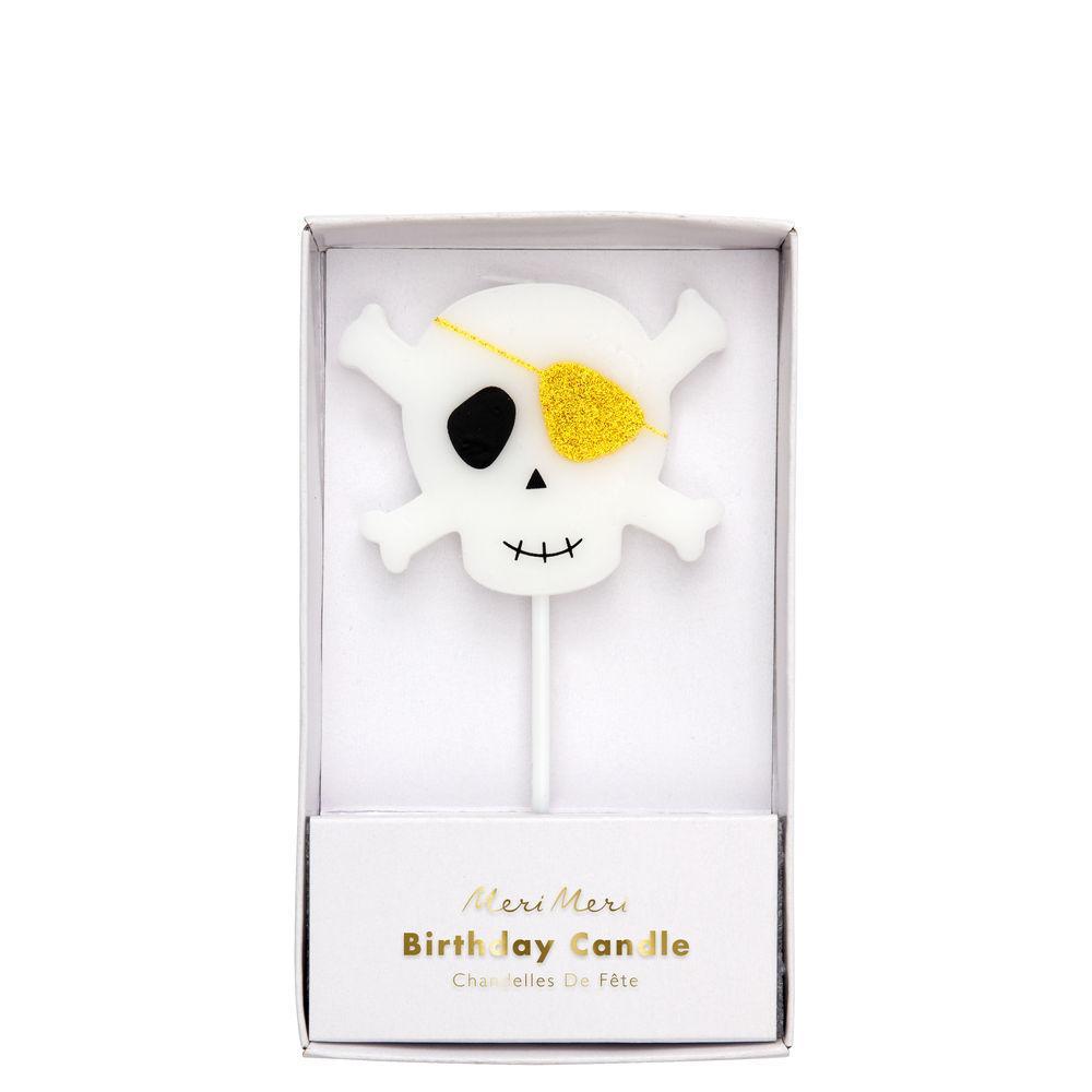 Large Skull & Crossbone Candle