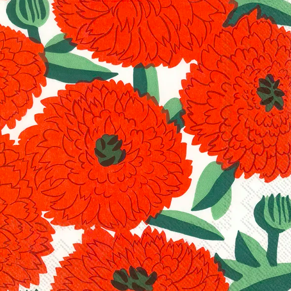 Marimekko Primavera Red Napkin - Grant Bros