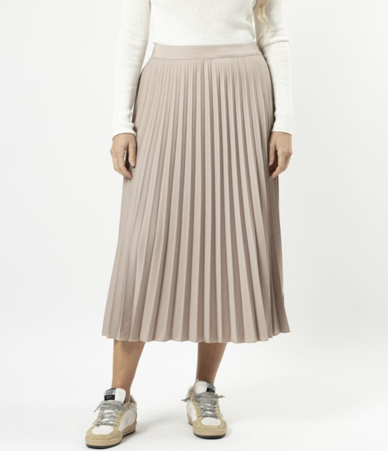 Bridgette Skirt Oyster - Grant Bros Stella + Gemma